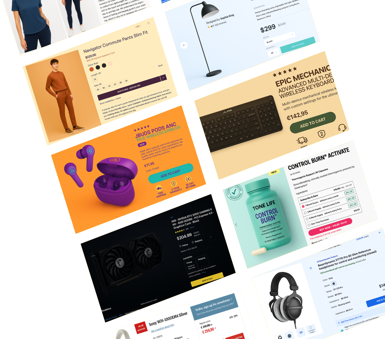 Descrybe product pages